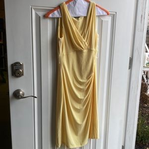 Size 6 Women’s Ralph Lauren dress in Island Yellow. NWT.